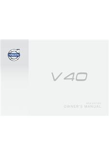 Volvo V40 manual. Camera Instructions.